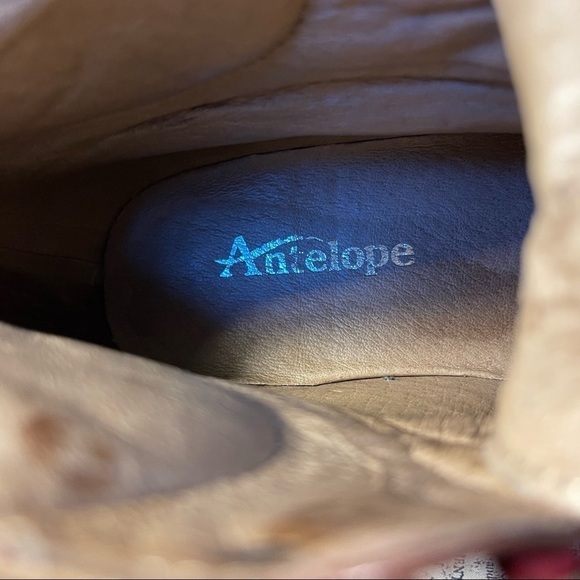 Antelope 808 Leather and Suede Platform Bootie - Picture 11 of 13